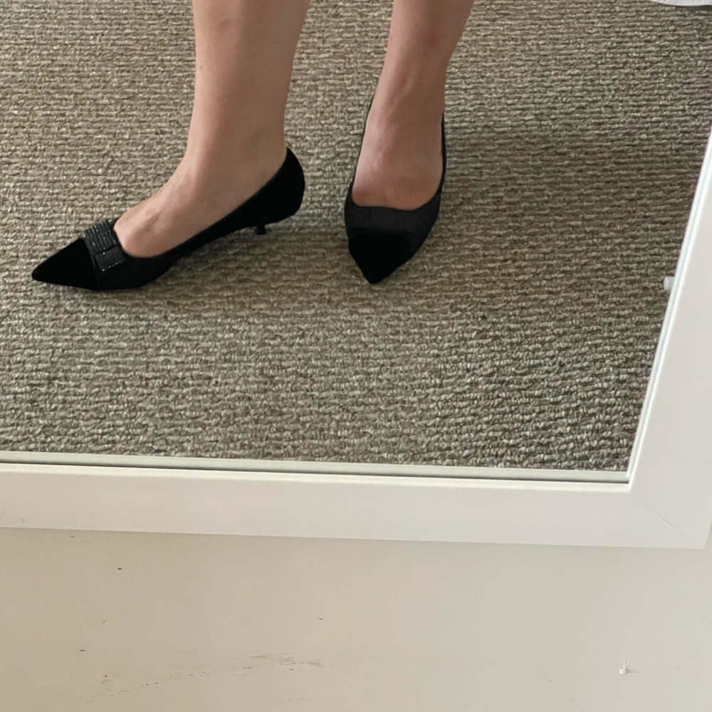 NWT Tabitha Simmons velvet kitten heel - Picture 4 of 7